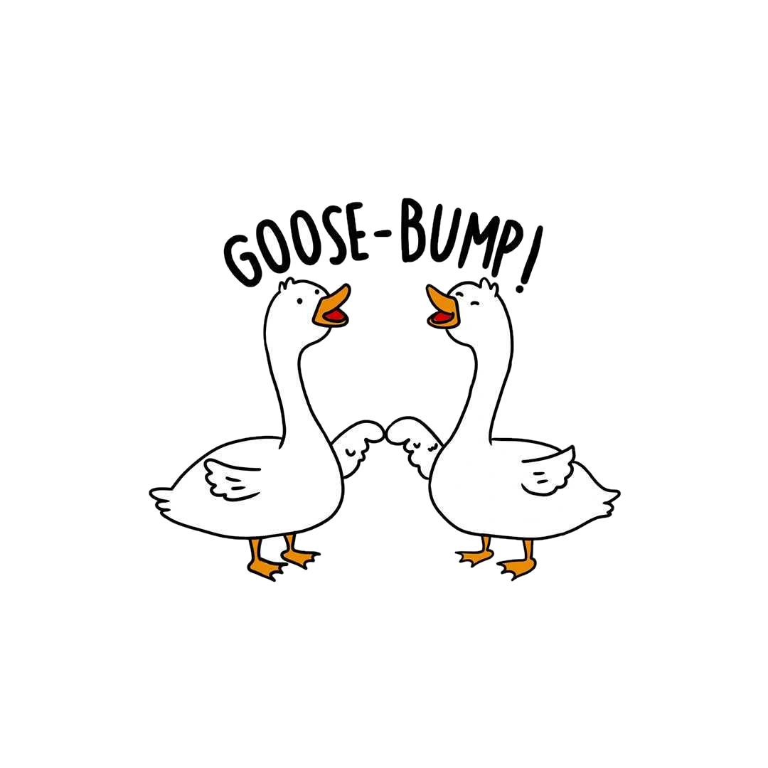 Goose Bump Sticker